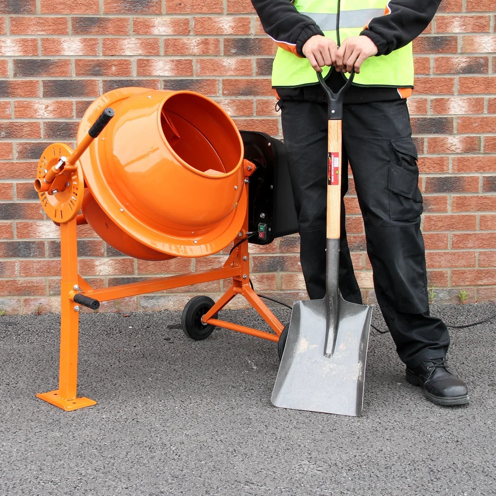 70L T-Mech Electric Cement Mixer With Trowel Set - Image 17