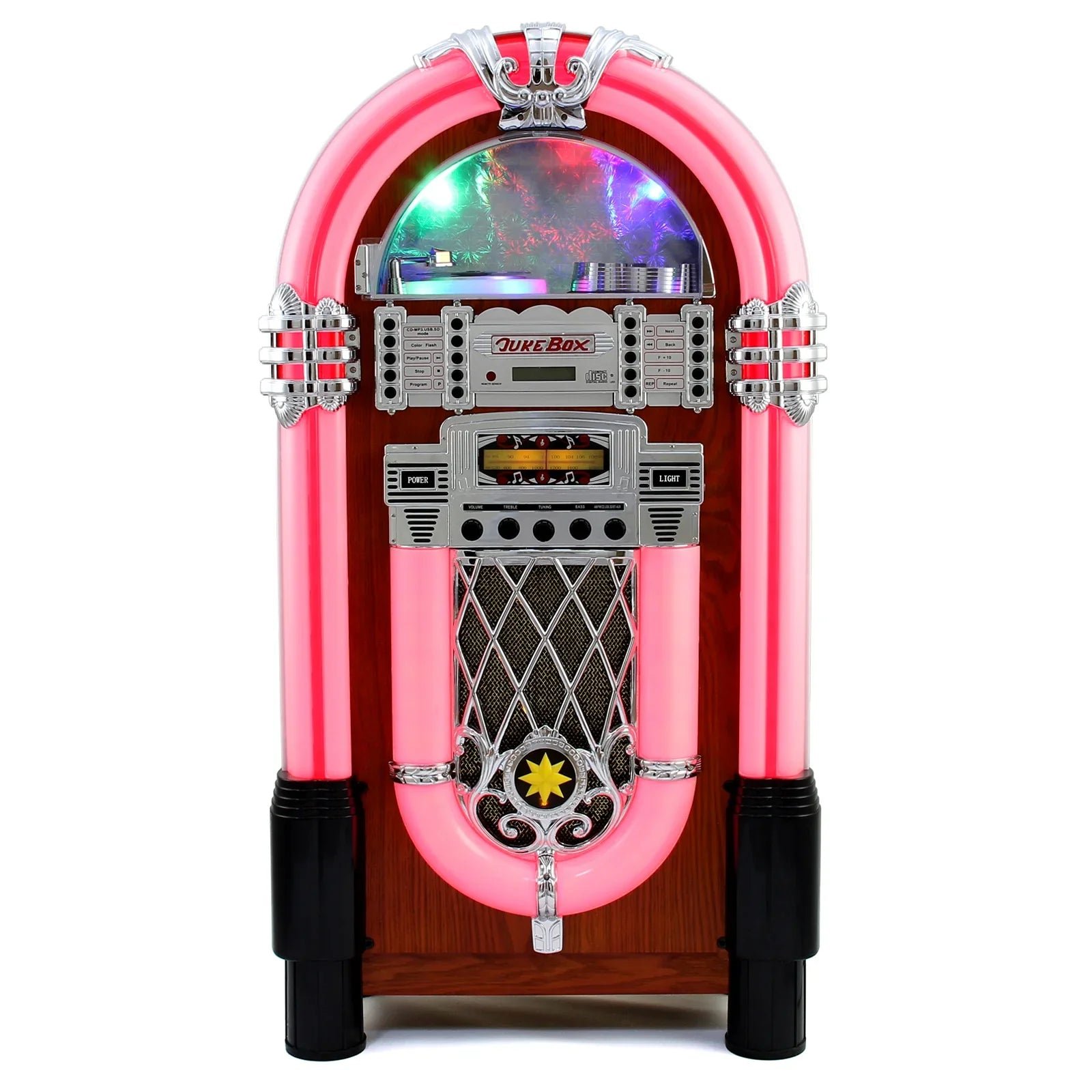 Retro Style Illuminated Jukebox Sound System - Image 21