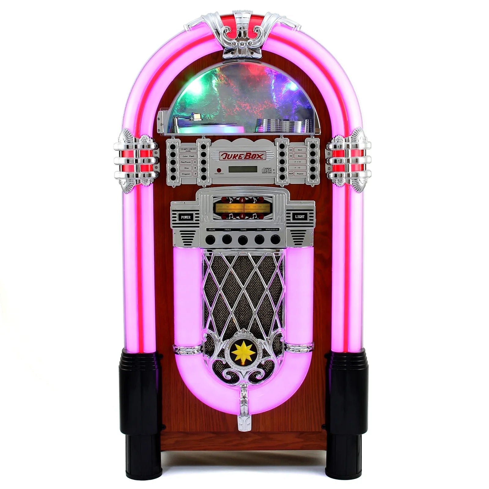 Retro Style Illuminated Jukebox Sound System - Image 17
