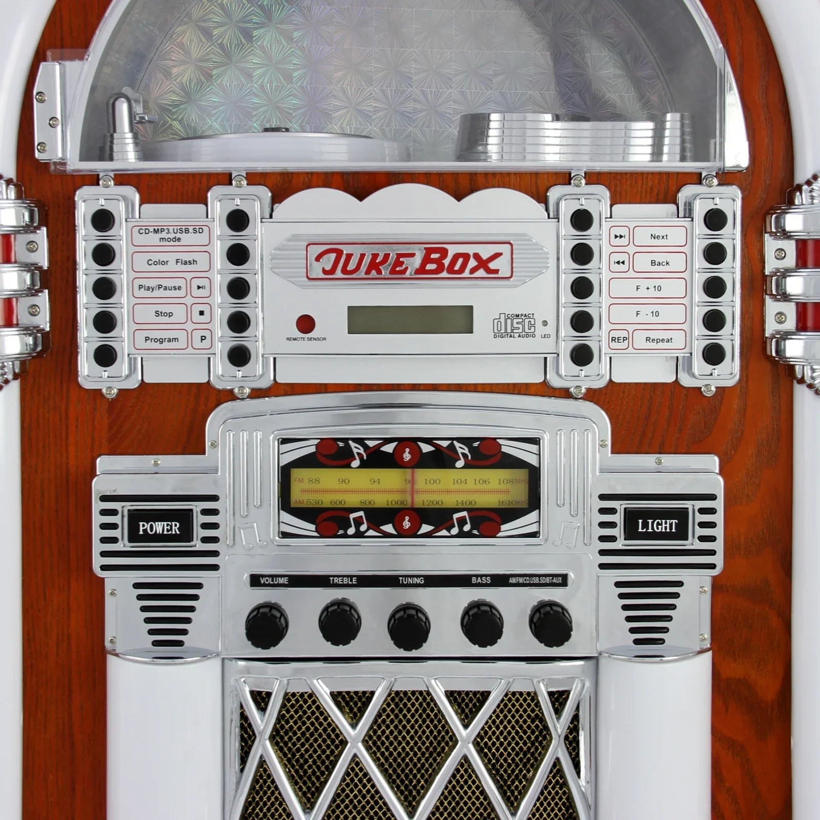 Retro Style Illuminated Jukebox Sound System - Image 6