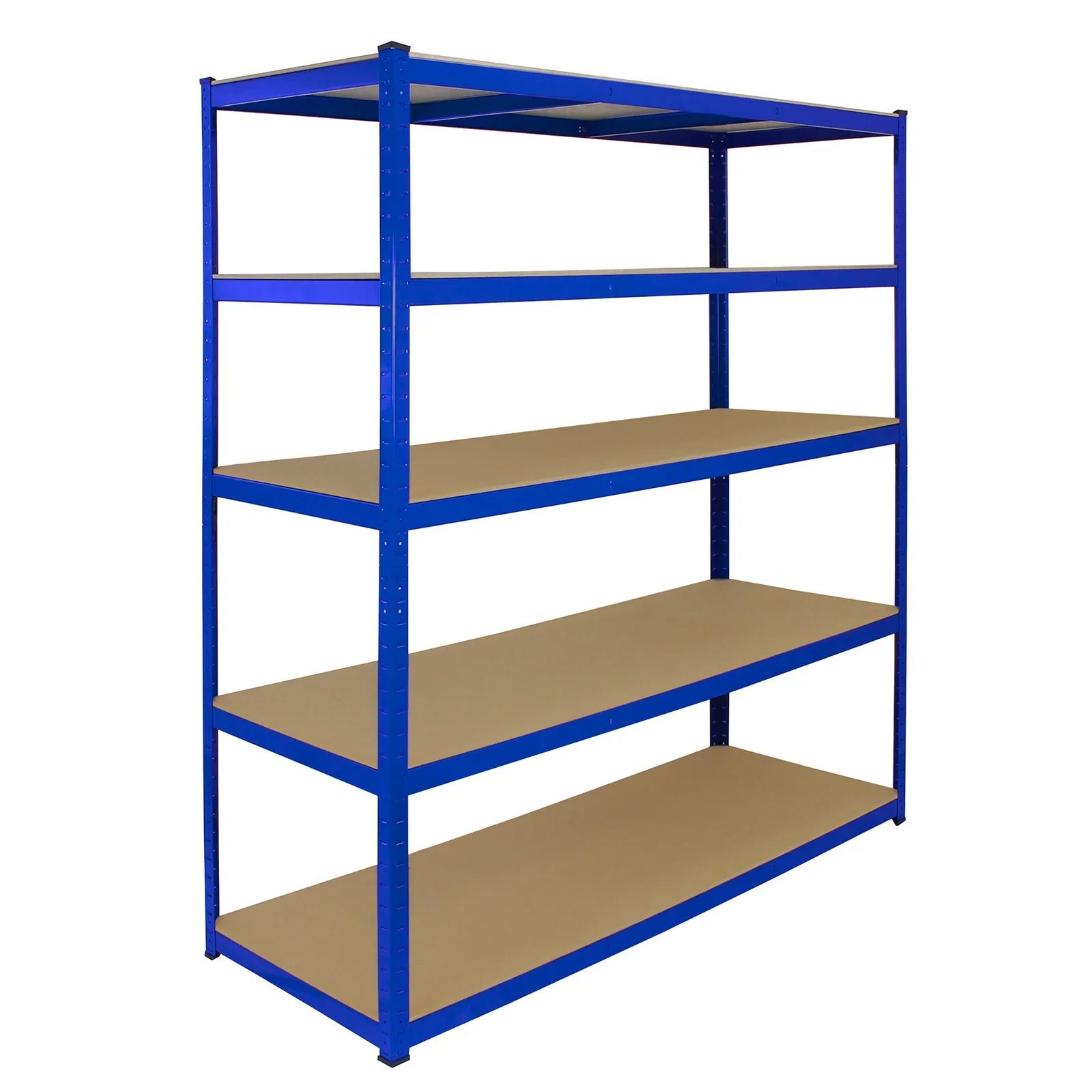 Monster Racking T-Rax 3 x Extra Wide Storage Shelves, Blue, 160cm W, 60cm D - Image 2