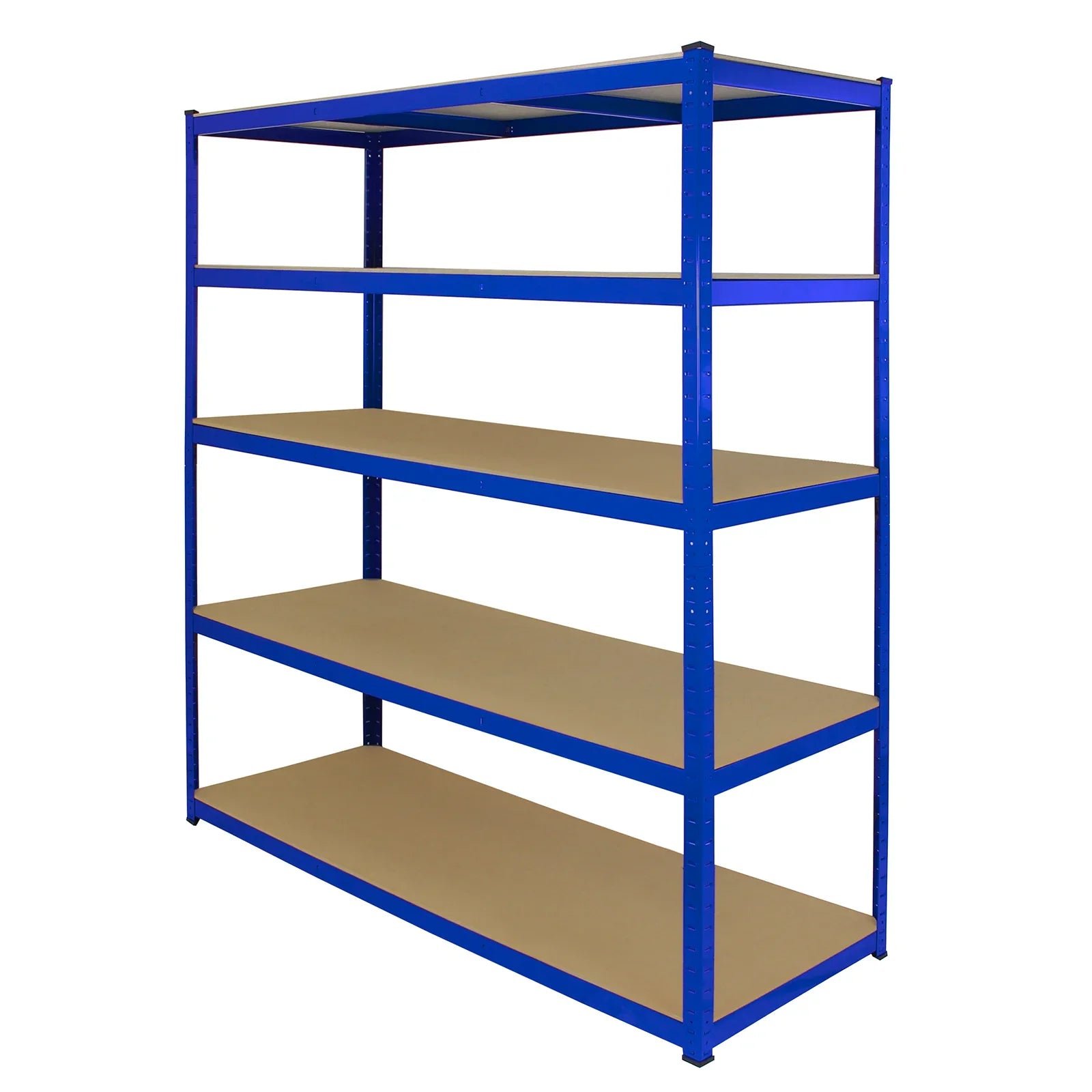 Monster Racking T-Rax 3 x Extra Wide Storage Shelves, Blue, 160cm W, 60cm D - Image 4
