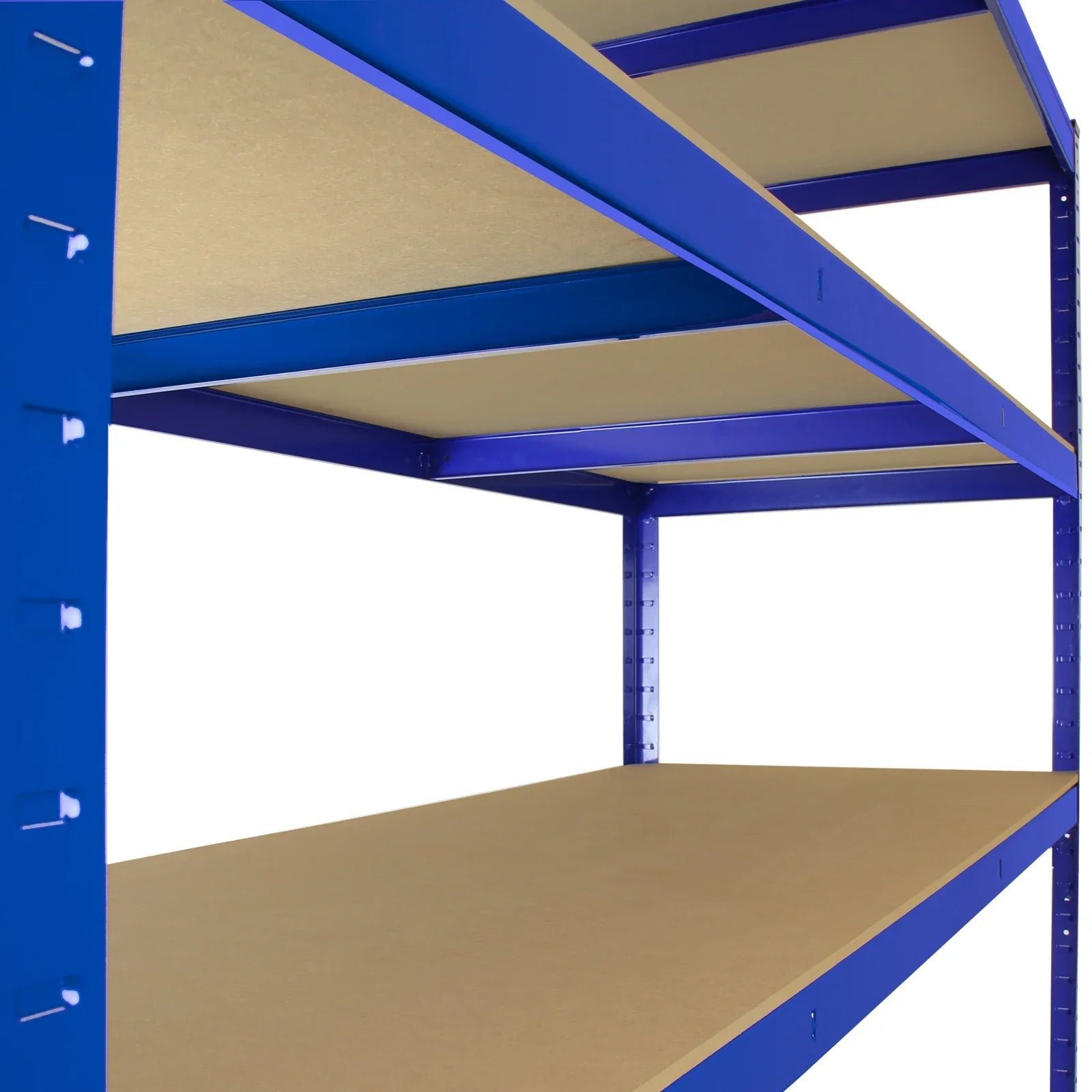 Monster Racking T-Rax 3 x Extra Wide Storage Shelves, Blue, 160cm W, 60cm D - Image 7