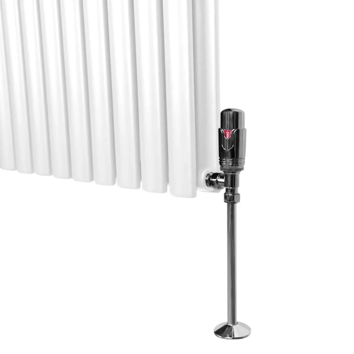 Oval Column Radiator & Valves - 600mm x 1200mm – White - Image 12
