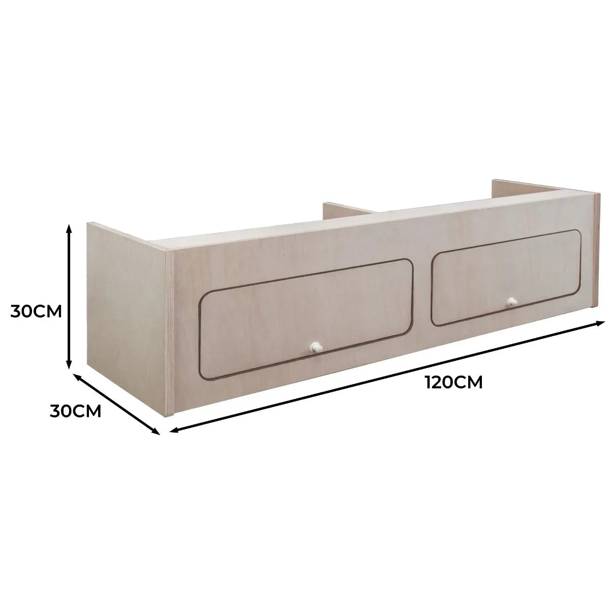 Overhead Camper Cabinet – 120cm x 30cm x 30cm - Image 5