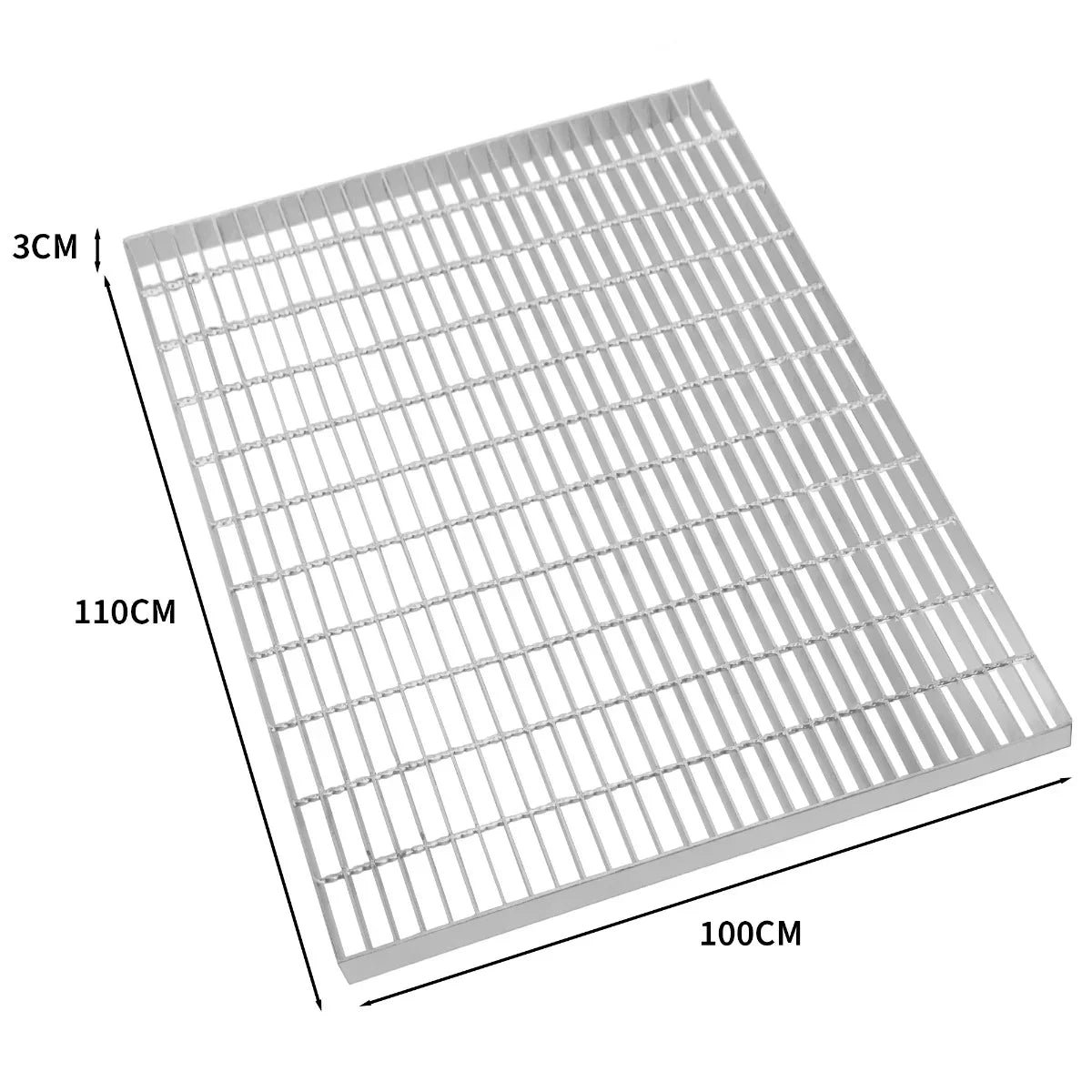 Galvanised Grating - 1100mm x 1000mm - Image 3