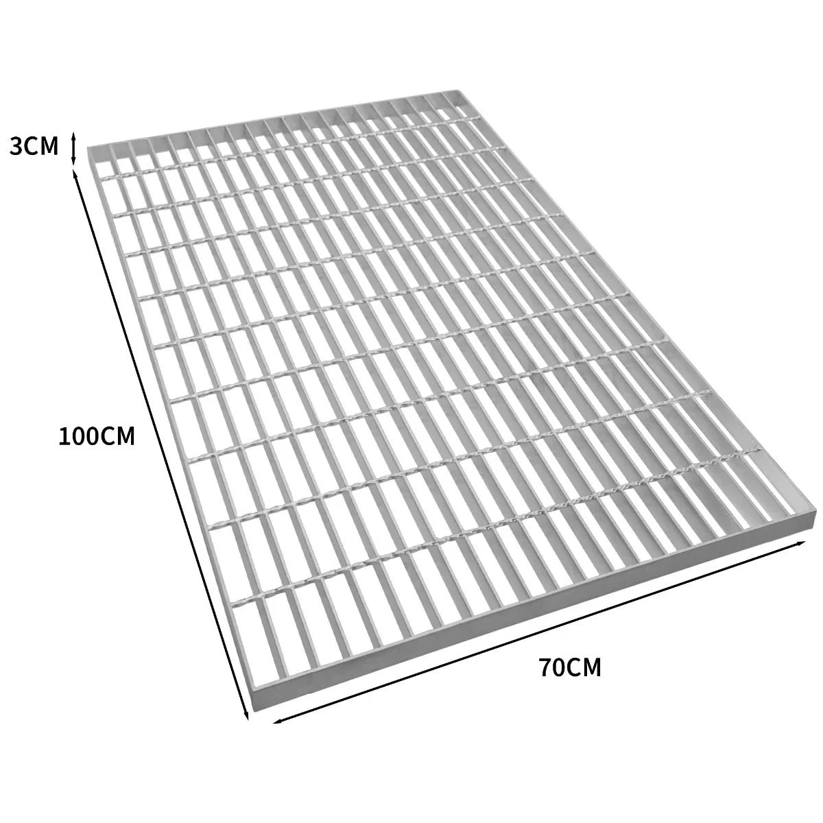 Galvanised Grating - 1000mm x 700mm - Image 3