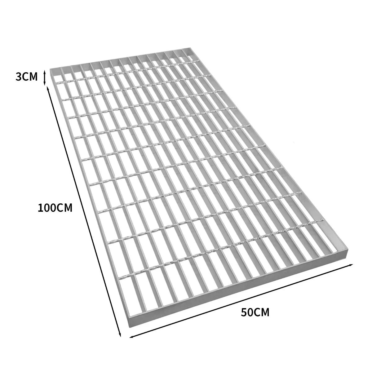 Galvanised Grating - 1000mm x 500mm - Image 3