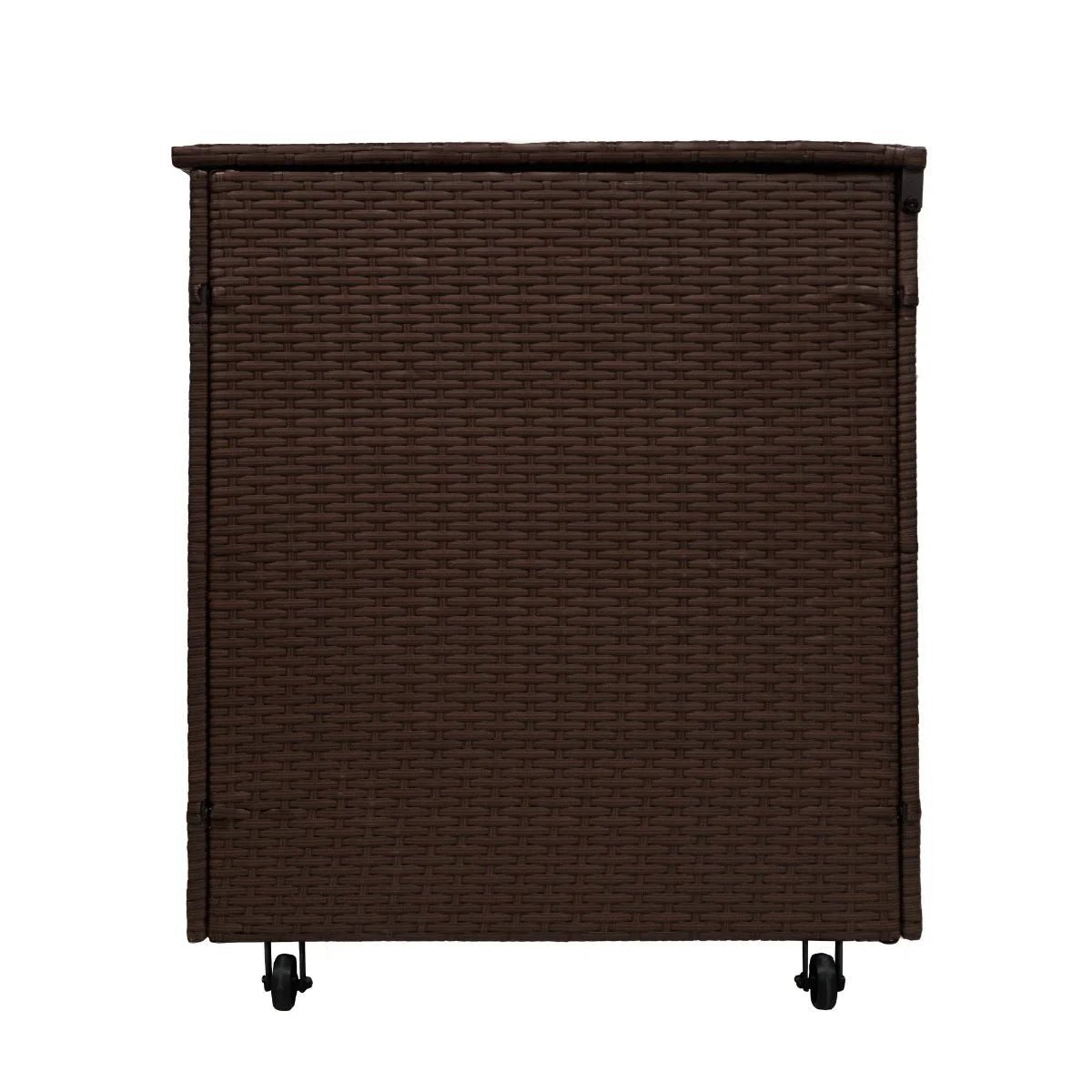 Rattan Corner Set & Storage Box - Brown - Image 10