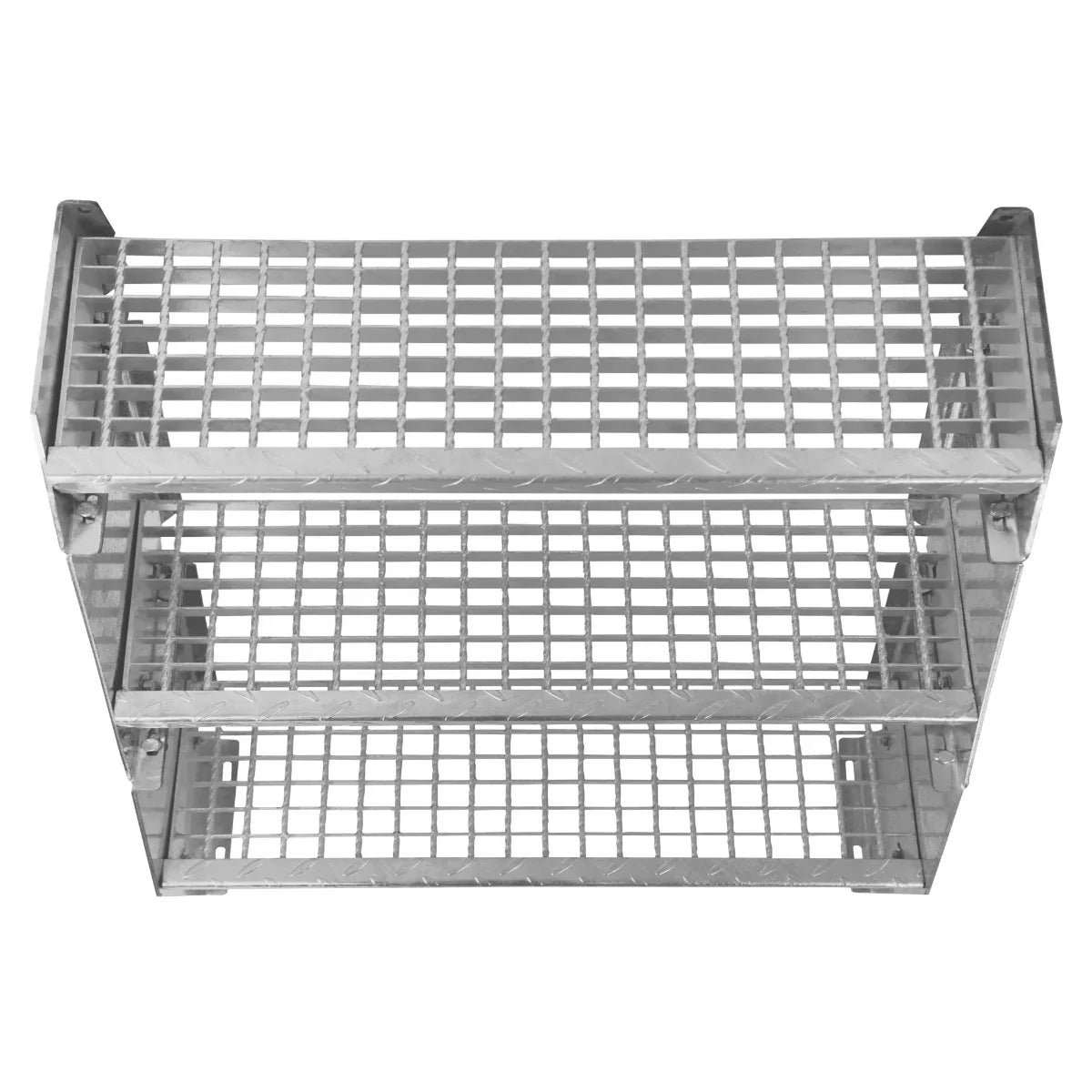 Adjustable 11 Section Galvanised Staircase - 900mm Wide - Image 6