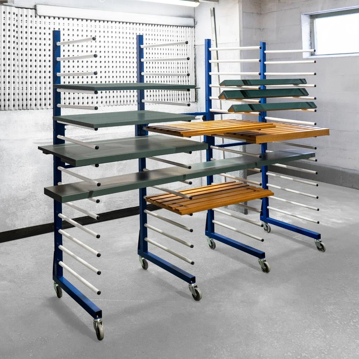 Combi Spray Drying Rack Trolley x 4 & 3 Connectors - Image 13