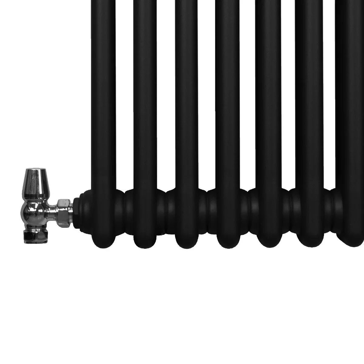 Traditional 2 Column Radiator - 600 x 1462mm - Black - Image 11