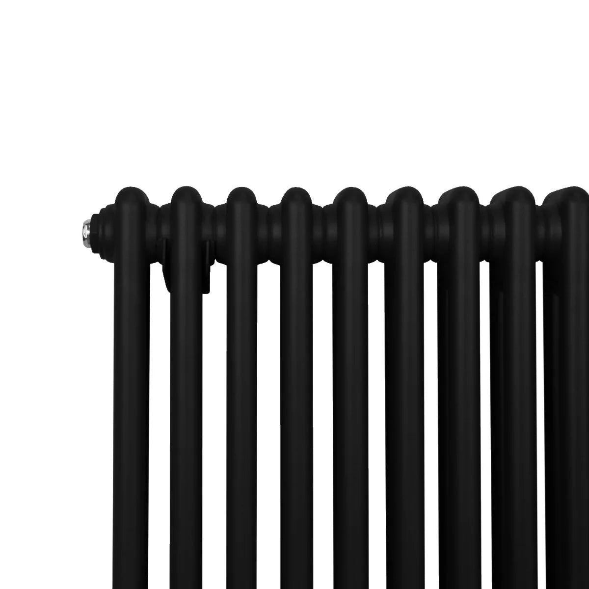 Traditional 2 Column Radiator - 600 x 1462mm - Black - Image 3