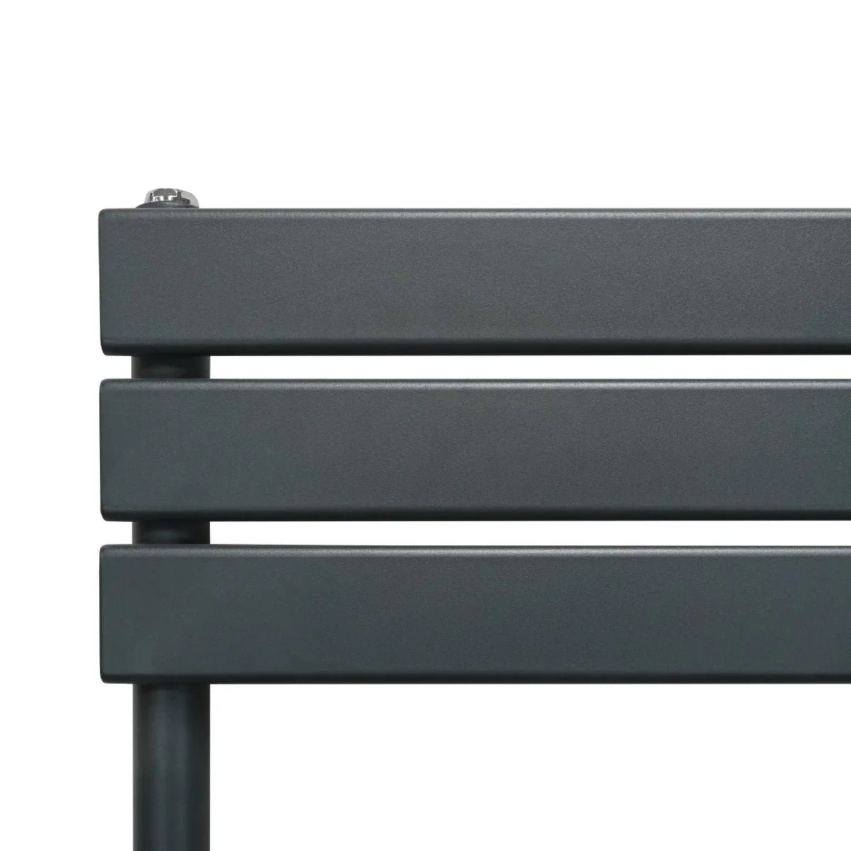 Flat Panel Towel Radiator – 1200mm x 600mm – Anthracite Grey - Image 3