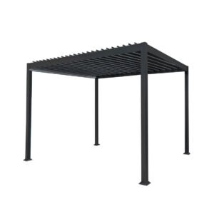 Anthracite Aluminium Pergola 3m x 3m