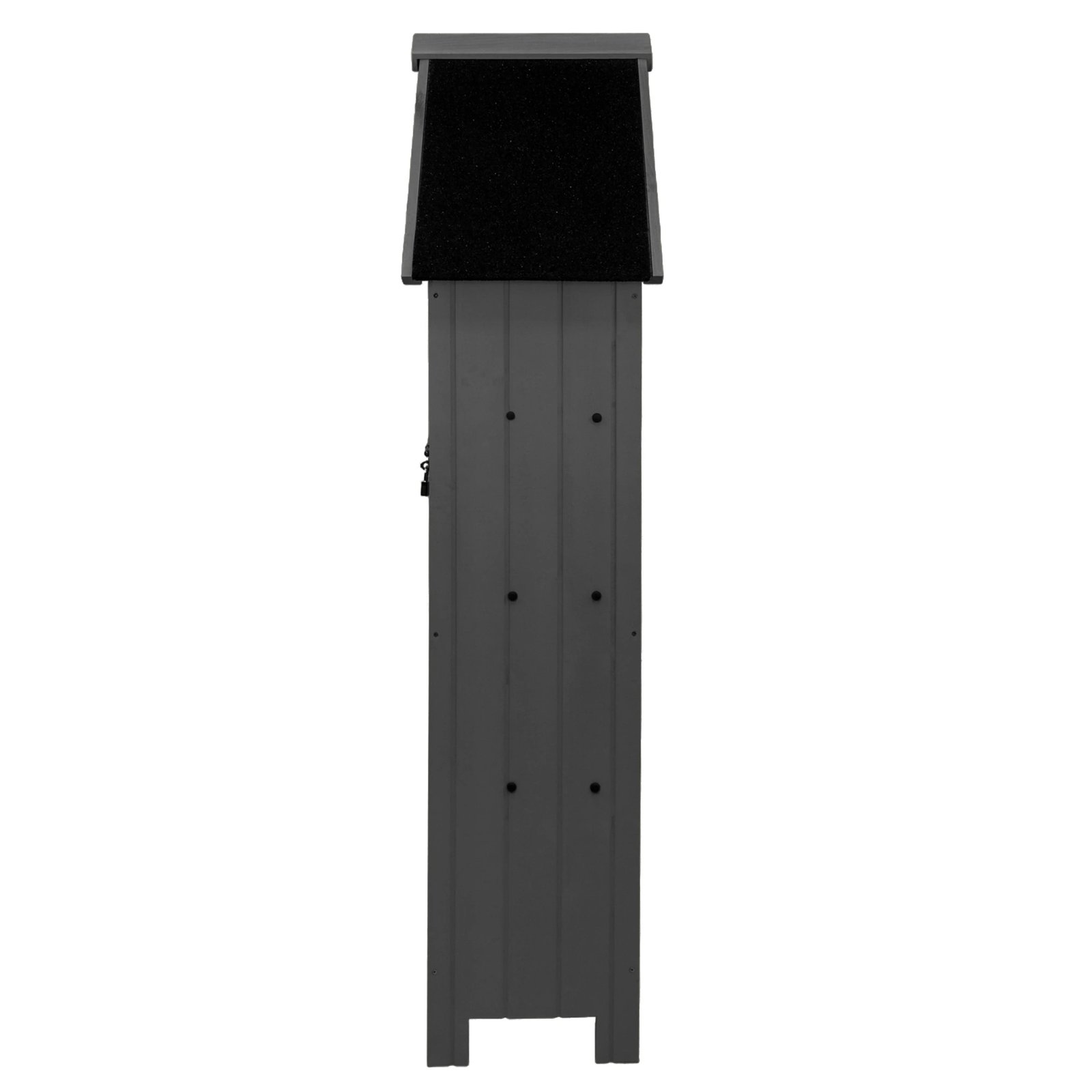 Wooden Garden Shed - Dark Grey - Image 4