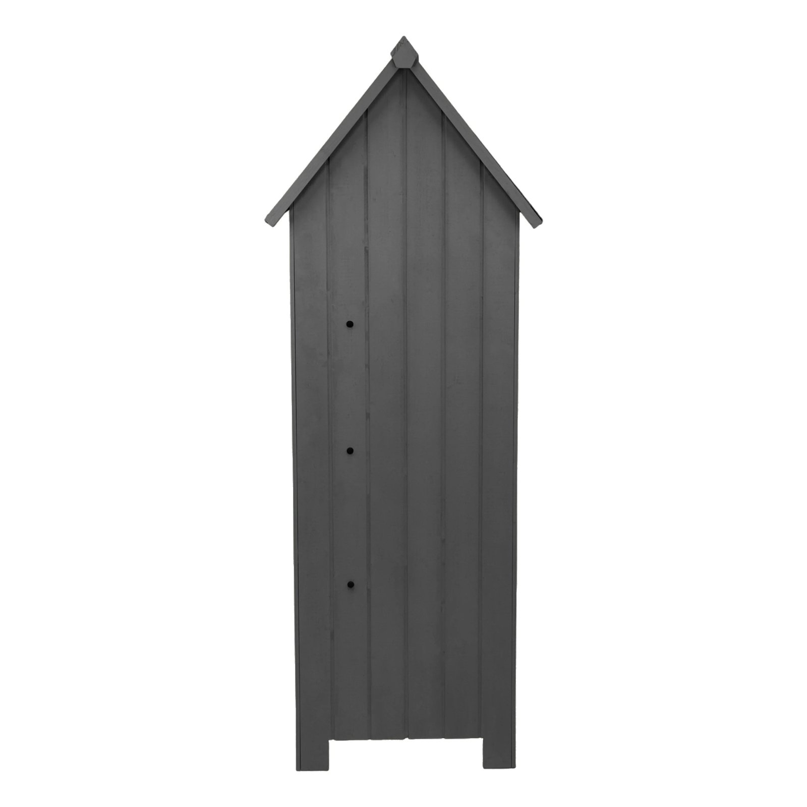 Wooden Garden Shed - Dark Grey - Image 5