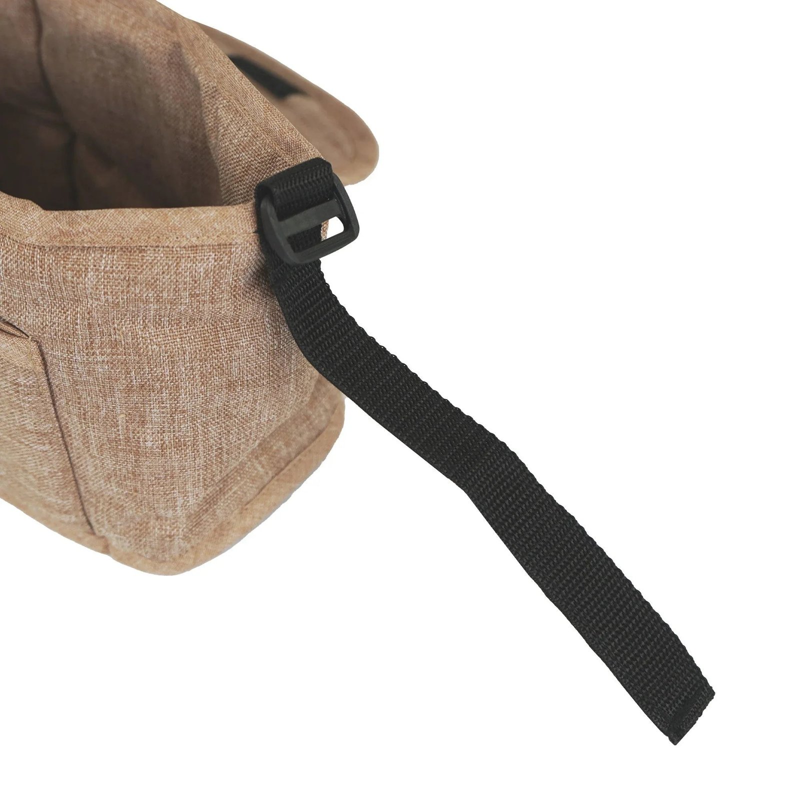 Pet Stroller Caddy Bag - Woven Beige - Image 8