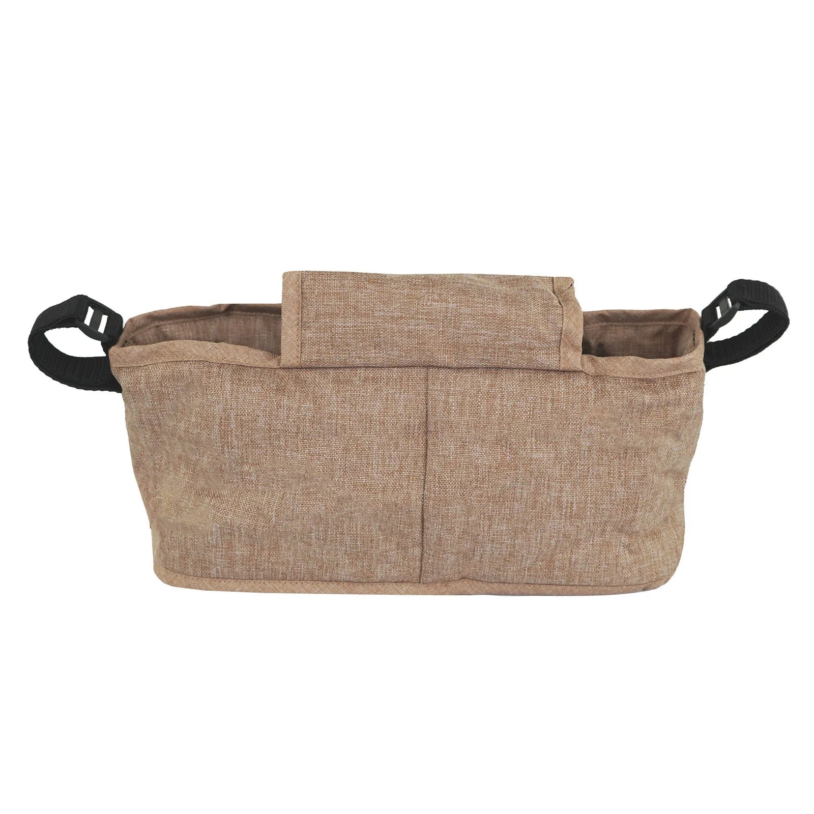 Pet Stroller Caddy Bag - Woven Beige - Image 10