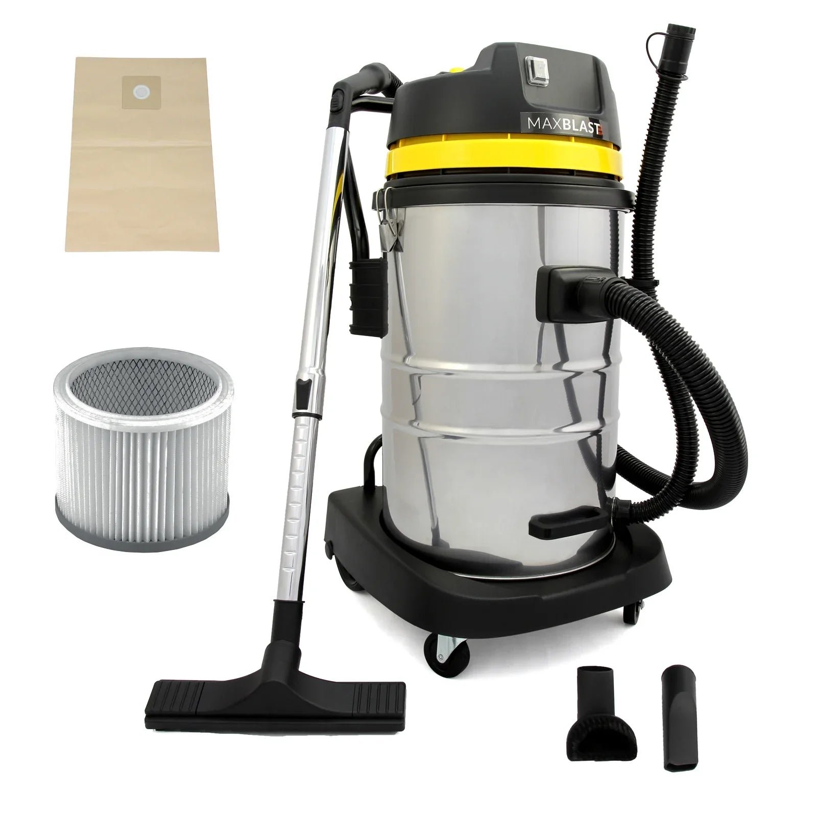 Gutter Vacuum Poles & 50L Wet & Dry Vacuum - Image 2