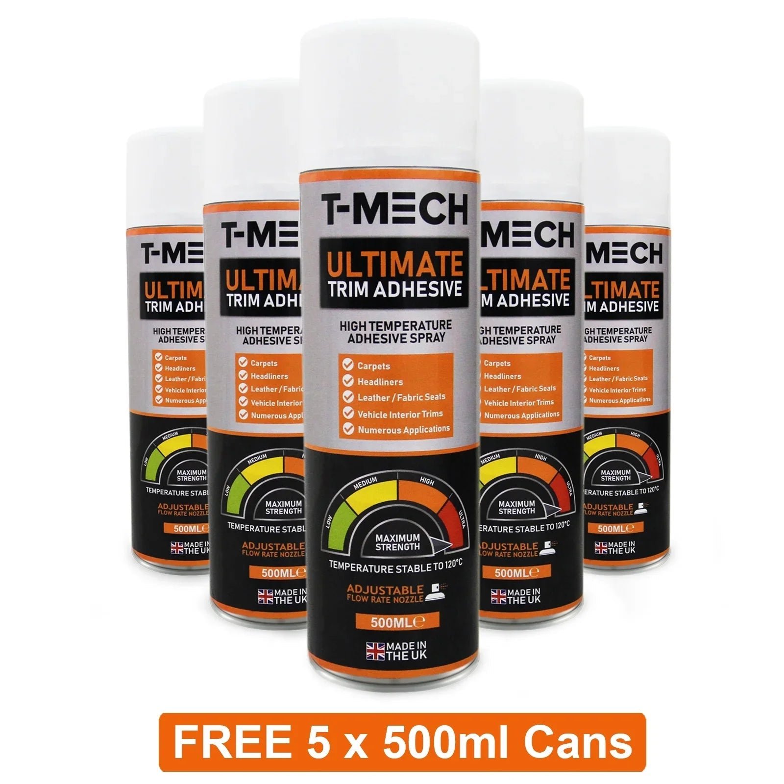 Van Carpet Lining / Smoke & 5 Adhesive Cans - Image 3