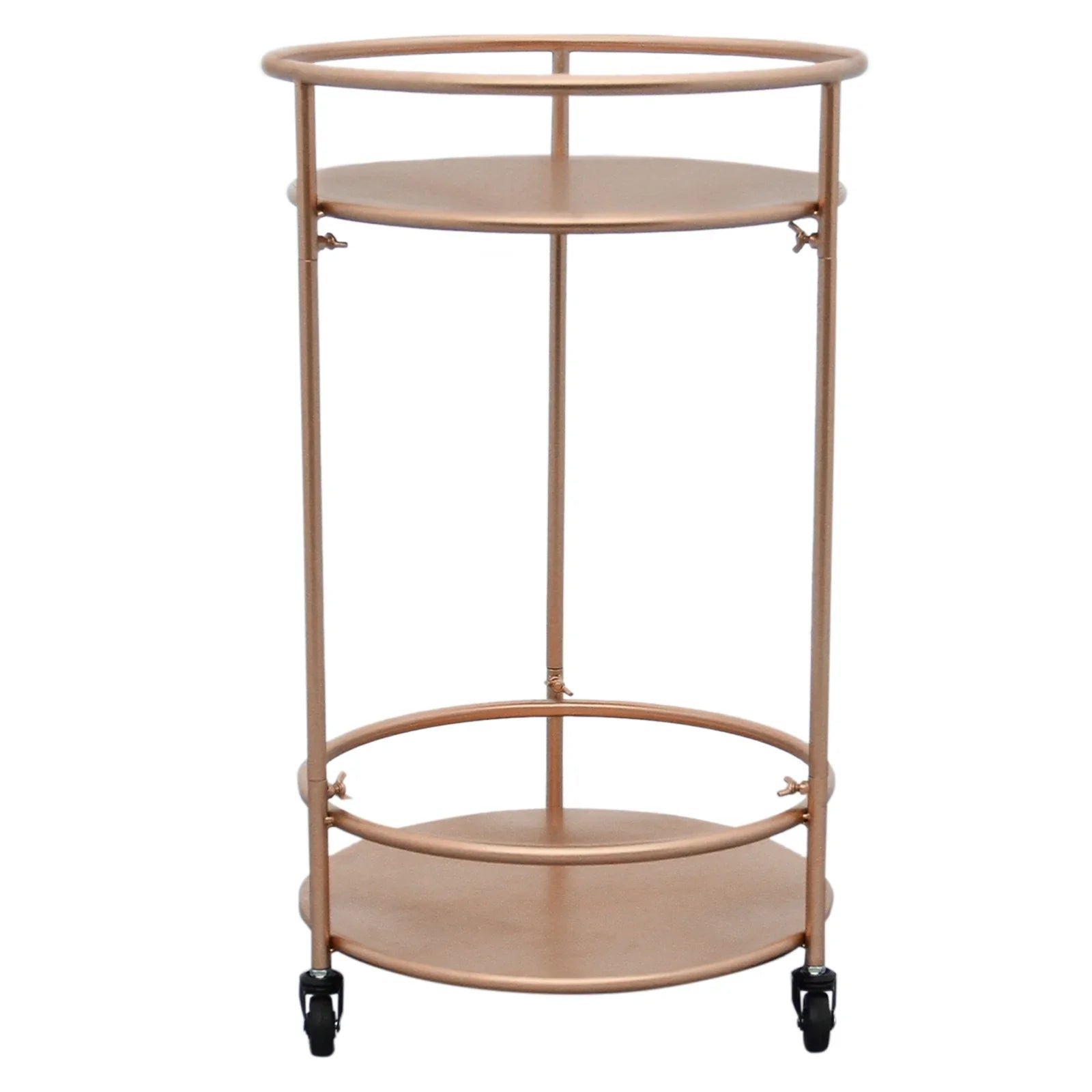 Rose Gold Drinks Trolley Bar Cart - Small - Image 3
