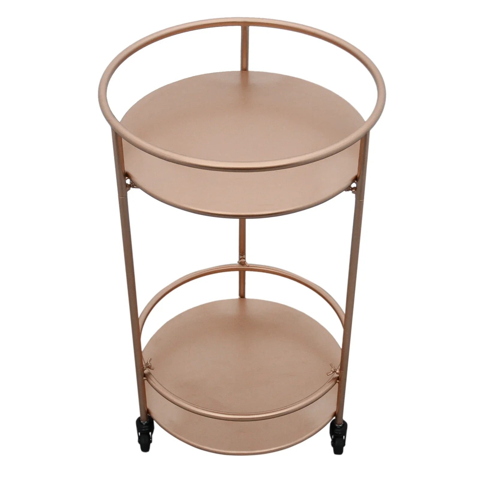 Rose Gold Drinks Trolley Bar Cart - Small - Image 4