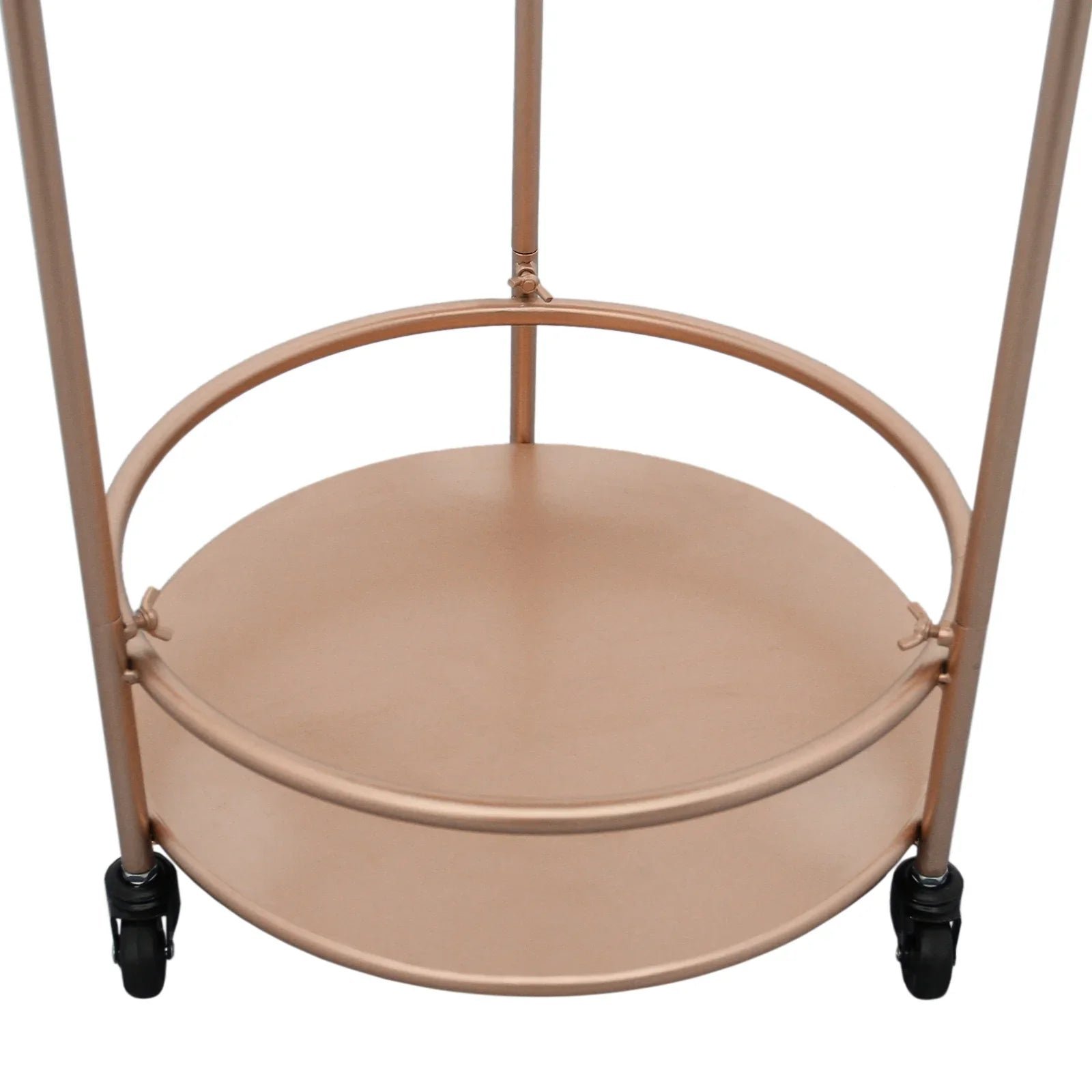 Rose Gold Drinks Trolley Bar Cart - Small - Image 5
