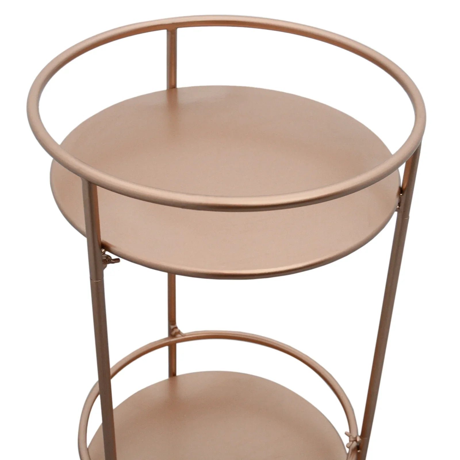 Rose Gold Drinks Trolley Bar Cart - Small - Image 6