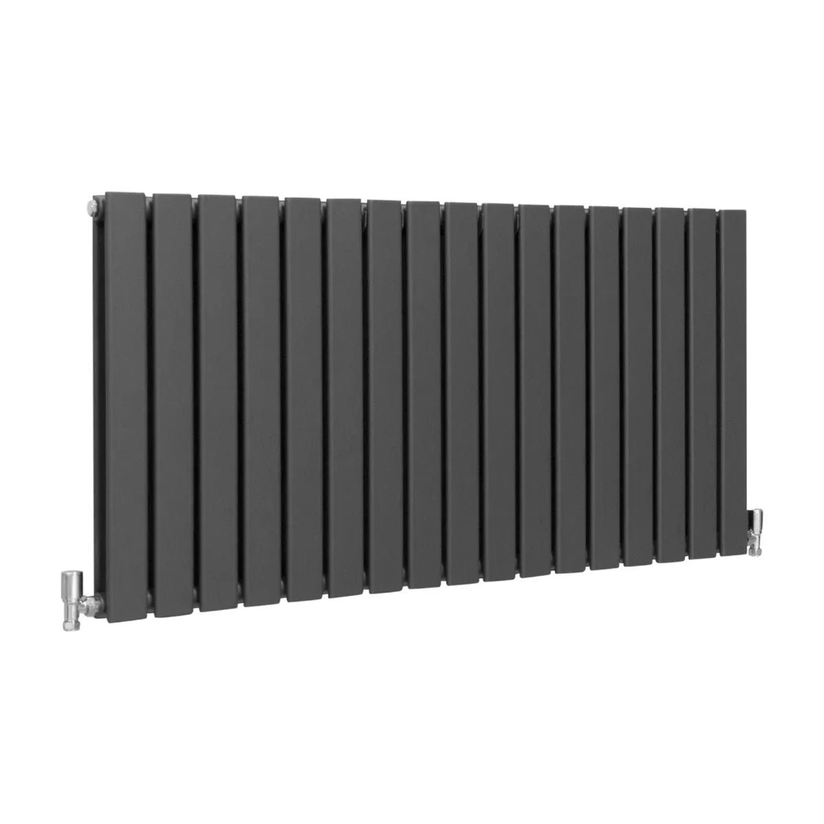 Designer Flat Panel Radiators Anthracite Grey 600mm x 1190mm - Image 3