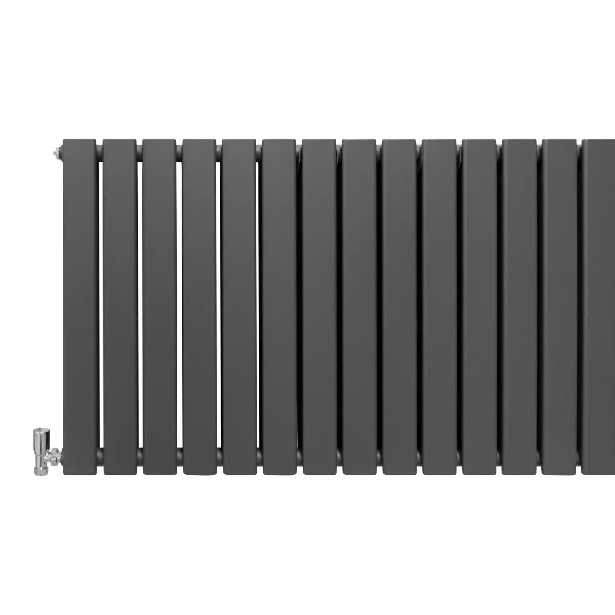 Designer Flat Panel Radiators Anthracite Grey 600mm x 1190mm - Image 4