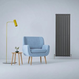 Designer Flat Panel Radiators Anthracite Grey 1600mm x 560mm