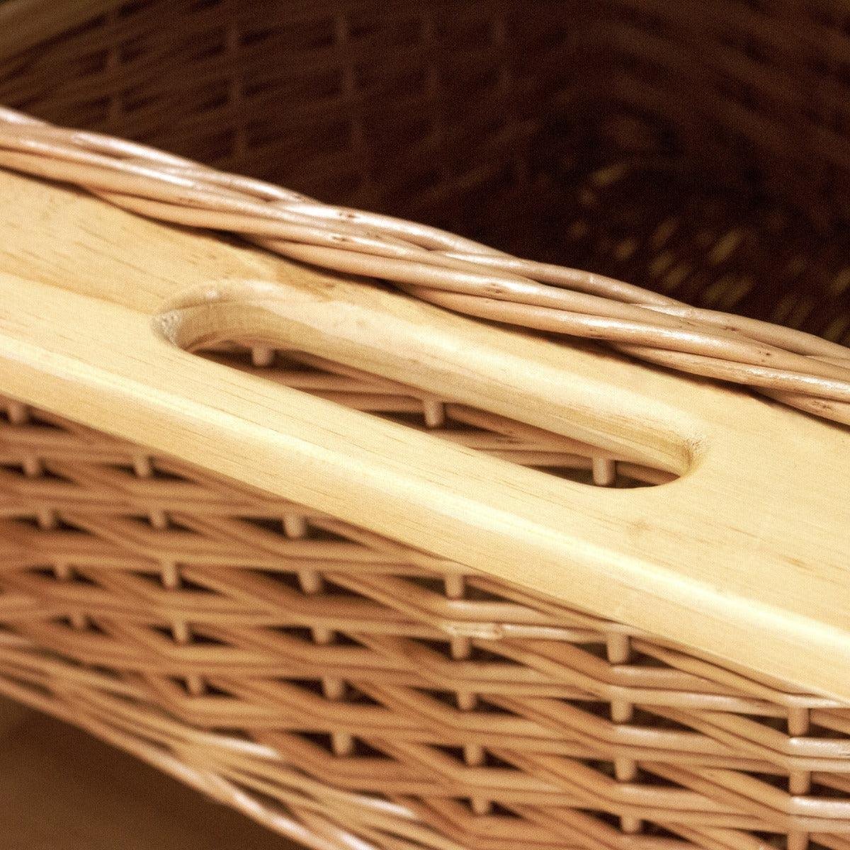 3 x Pull Out Wicker Kitchen Baskets 400mm - Image 9