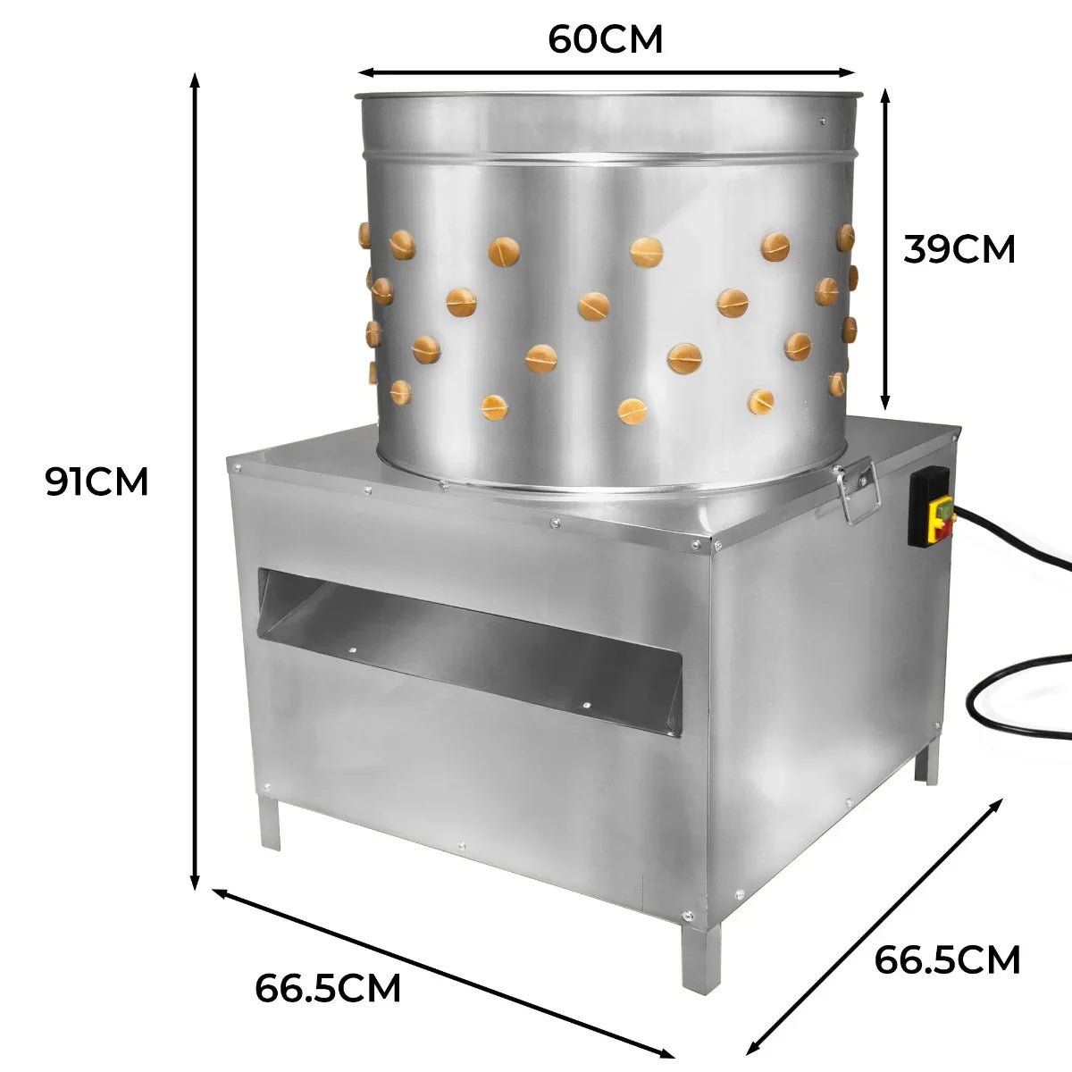 KuKoo Poultry Plucker Machine – 60cm - Image 5