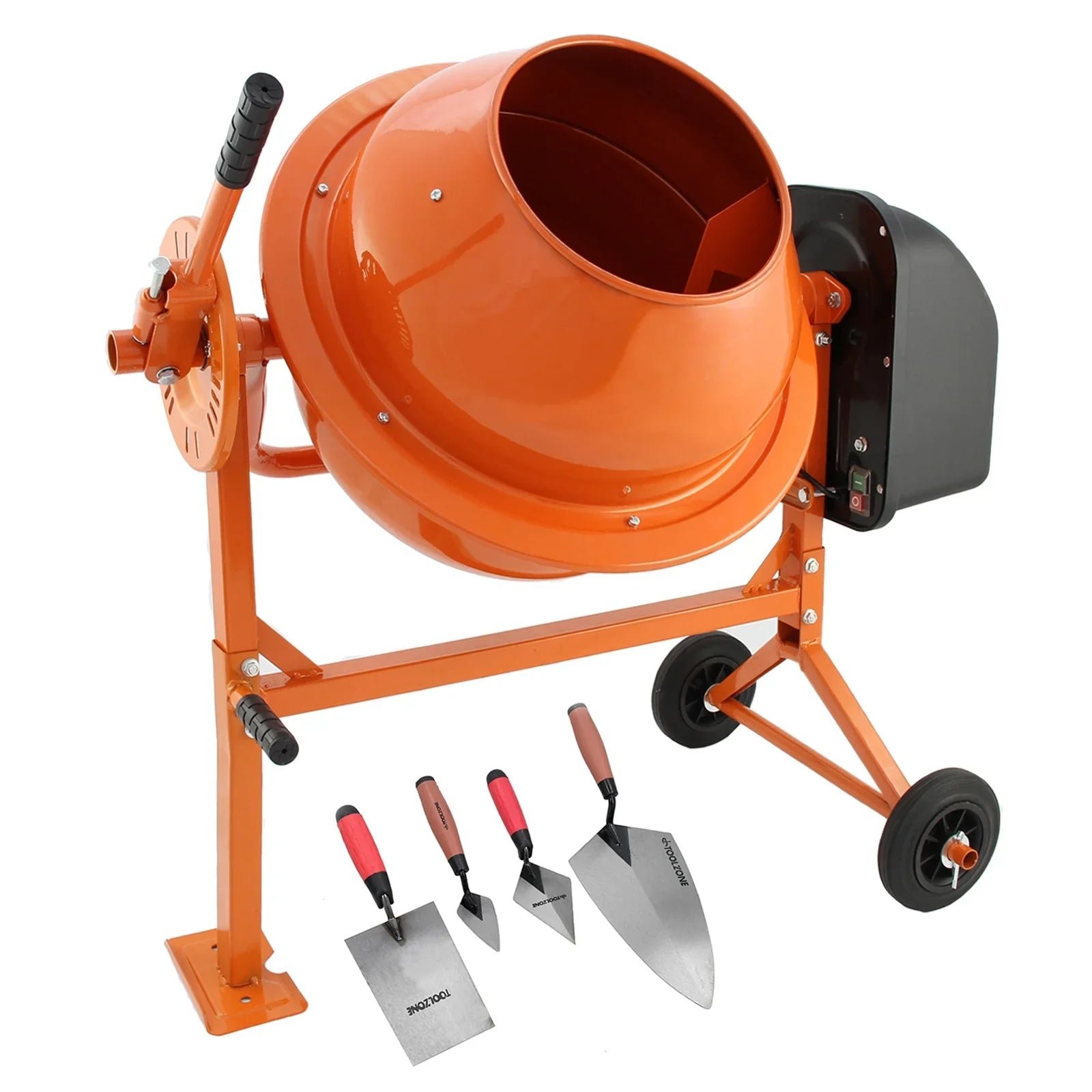 70L T-Mech Electric Cement Mixer With Trowel Set - Image 11