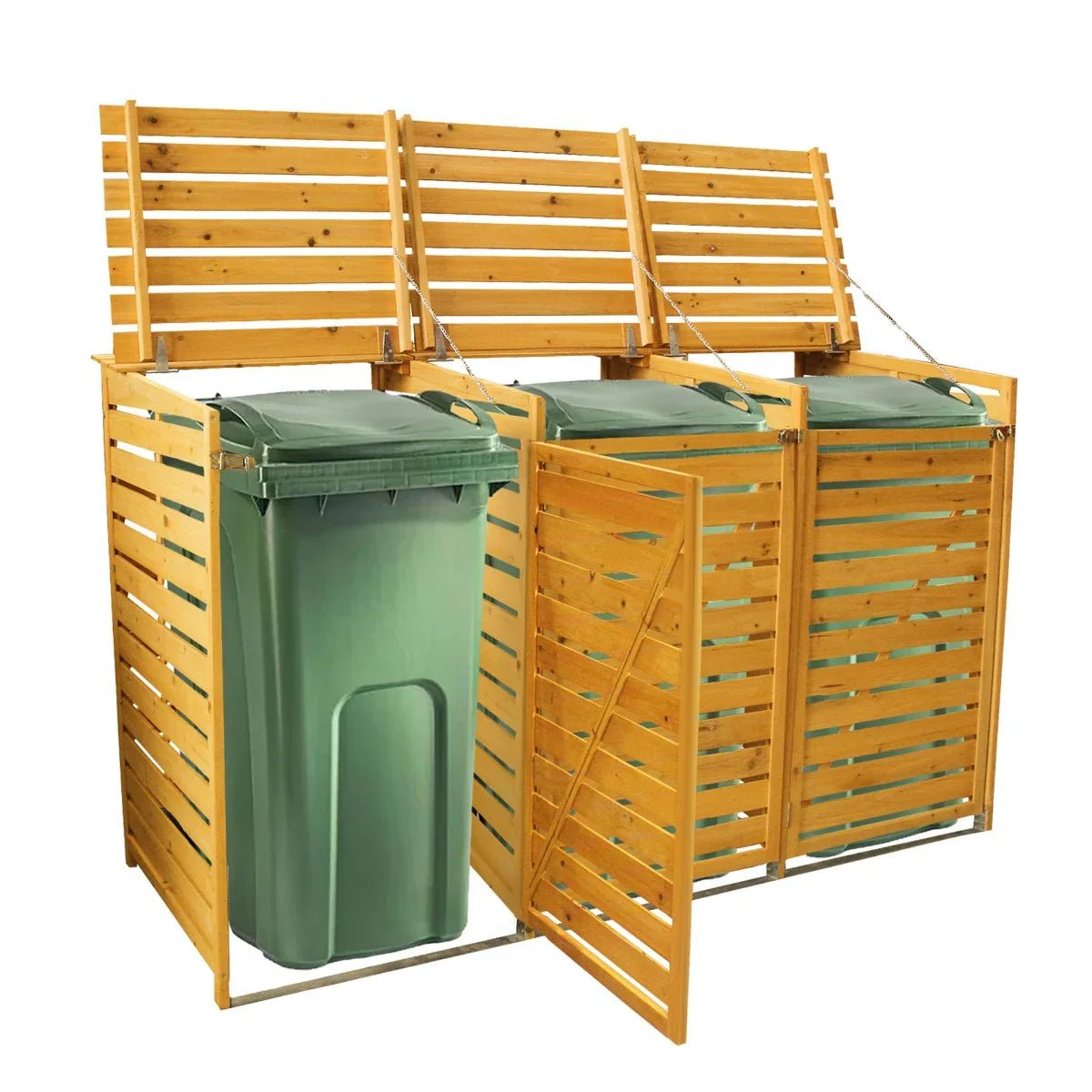 Triple Wheelie Bin Storage - Image 11