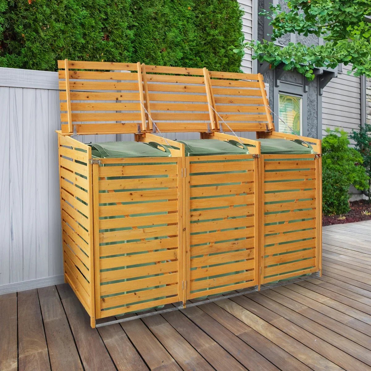Triple Wheelie Bin Storage - Image 2